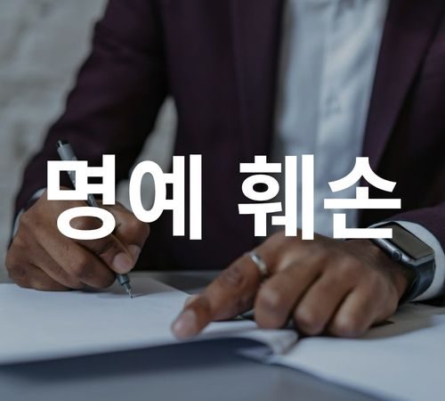 13.Defamation 명예 훼손