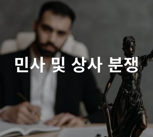 3. Civil & Commercial Disputes 민사 및 상사 분쟁